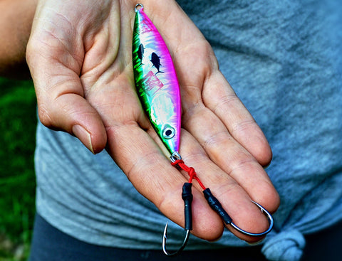 Micro Butterfly Jig with double assist hooks - 60mm 60g - Cozen Lures