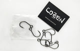 COZEN Carbon inline single hooks 8 packs - Available in 3 sizes - Cozen Lures