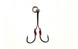 Double Assist Hooks on split ring - Available in 3 sizes - Cozen Lures