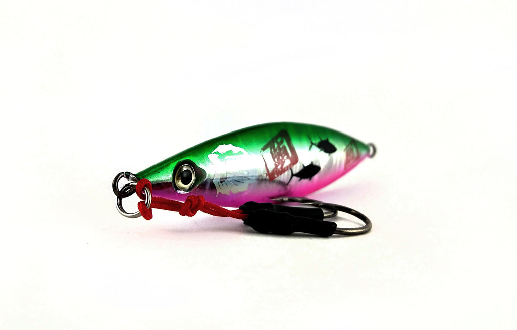 Micro Butterfly Jig with double assist hooks - 60mm 60g