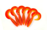 Soft Grub Tails 85mm 7g - Pack of 6 - Available in 3 colours - Cozen Lures