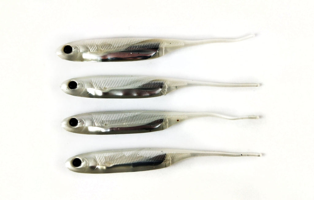 White Bait Soft Plastic 2 Sizes/Weights - Pack of 4