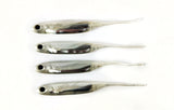 White Bait Soft Plastic 2 Sizes/Weights - Pack of 4 - Cozen Lures